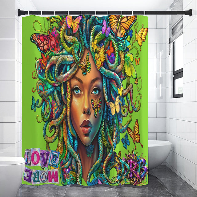 Healing Medusa Shower Curtains 150（gsm）