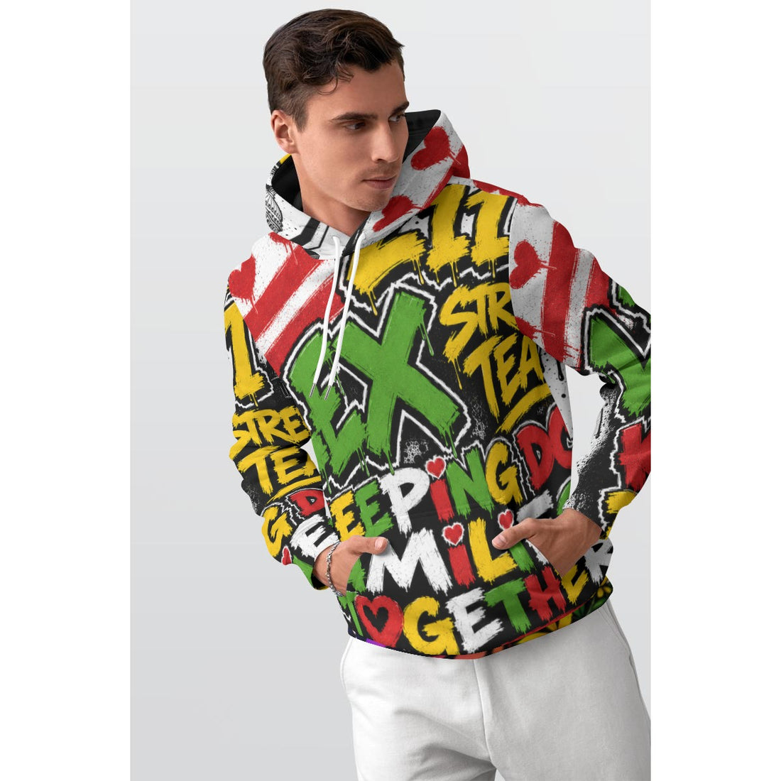 LEX Men's Thicken Pullover Hoodie