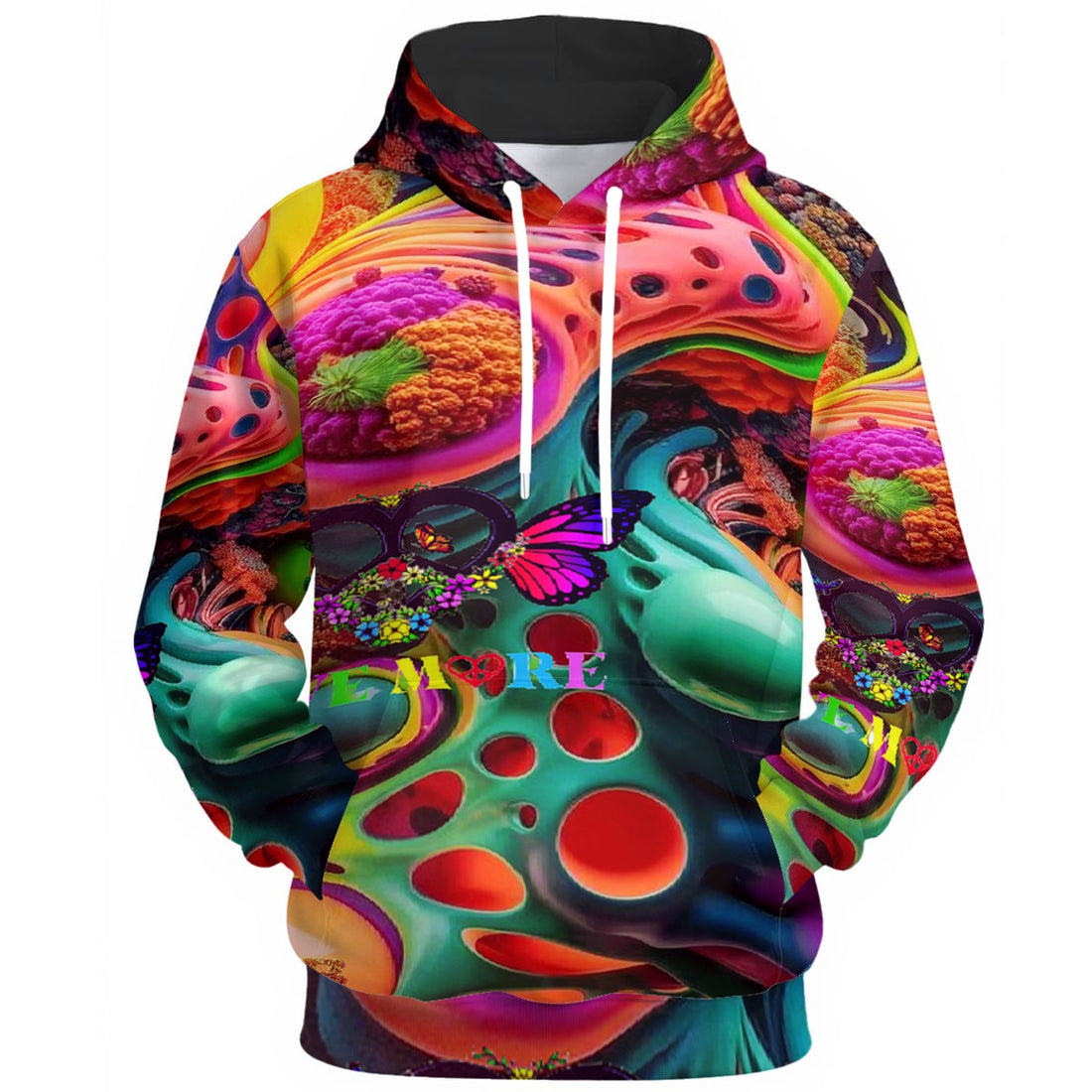 Love More World Pullover Hoodie