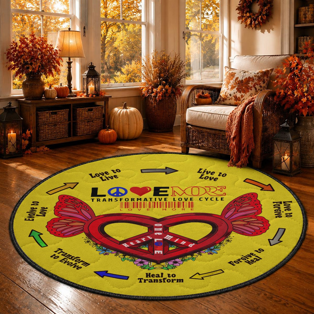 Love More Transformative Life Cycle Anti-Slip Running Mat