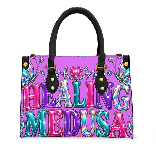 Healing Medusa Tote Bag With Black Handle