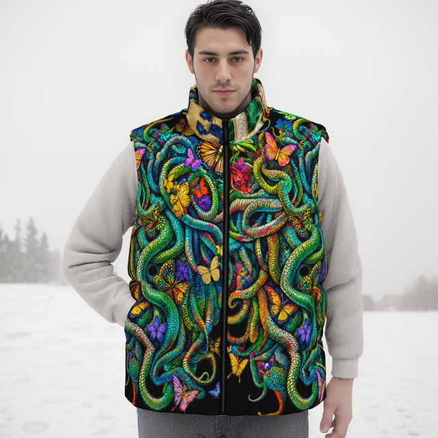 Healing Medusa Puffer Down Vest