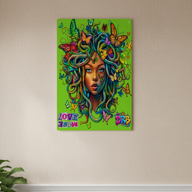 Healing Medusa Thickened Rectangular Iron Wall Painting|Vertical 2:3