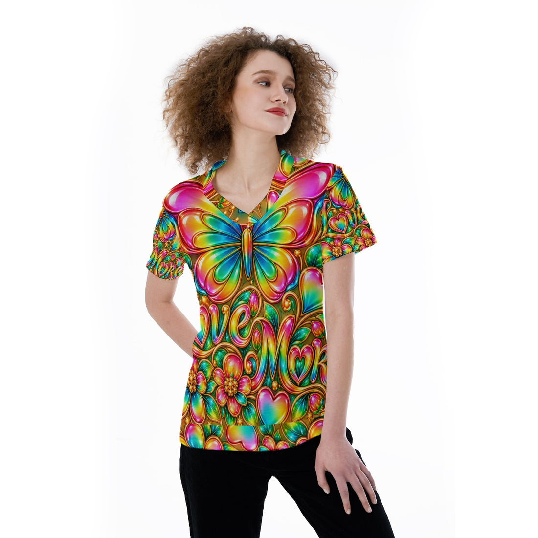 The Butterfly Effect V-neck Women's T-shirt