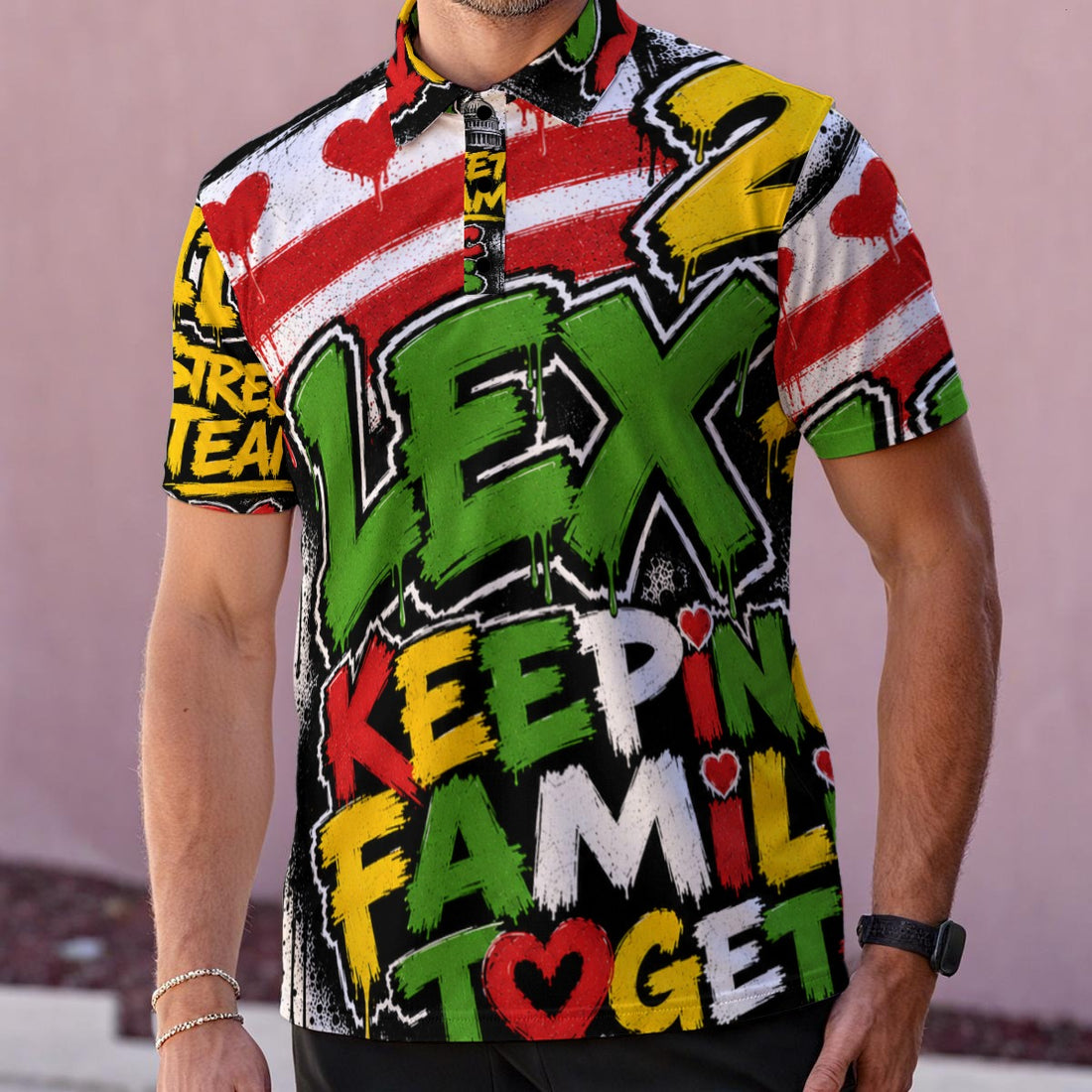 LEX Men's Polo Collar Jersey