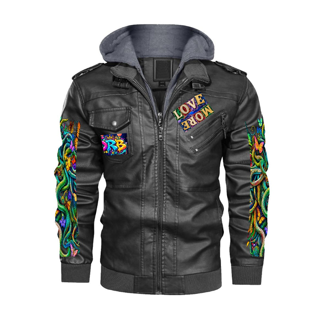 Healing Medusa Leather Jacket